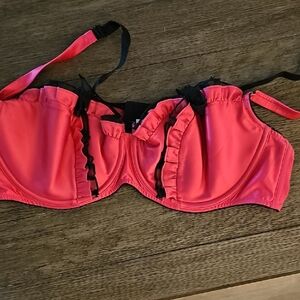 Cacique Pink and Black Bra 44D